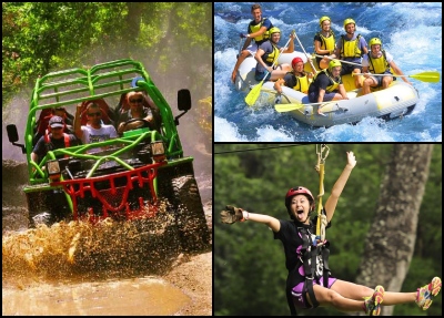 Belek Monster Jeep Safari Rafting & Zipline